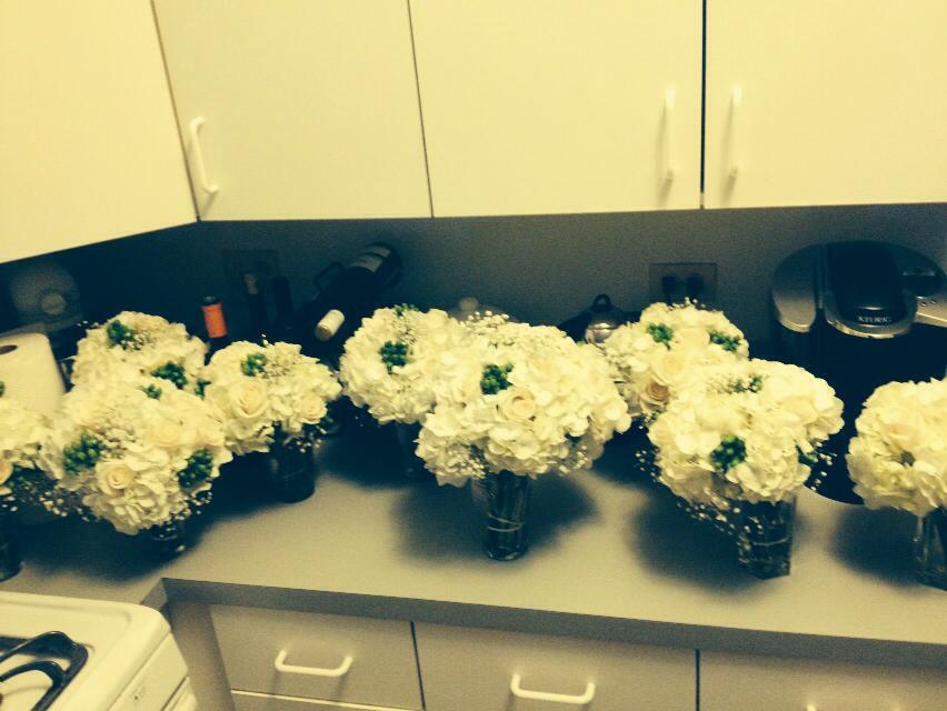 Wedding Flower Prep